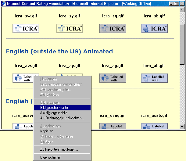 Selecting a button