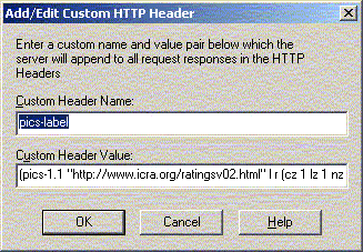 Custom Header in IIS