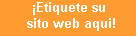 Etiquete su sito web aqui