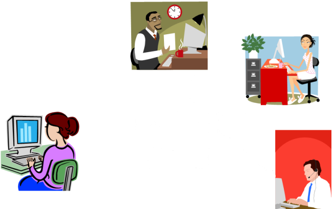 Computer use is a solitary action. Collaboration would be good