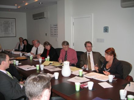 Adam Thierer speaking at the ICRA Round Table, British Embassy, Washington, DC. 1st February 2006