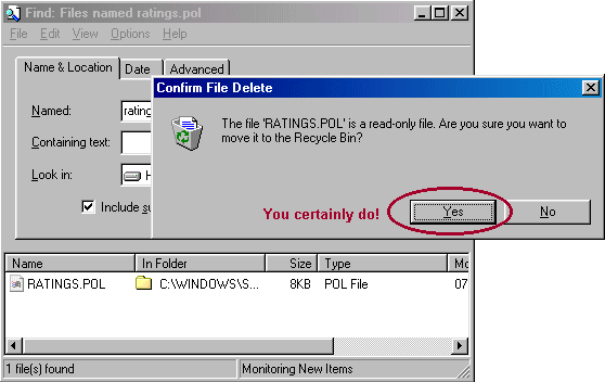 Delete any and all copies